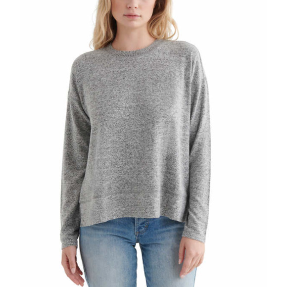 Lucky Brand Sweaters - Lucky Brand Cozy Crewneck Pullover Knit Sweater Heather Gray Women's XL NWT